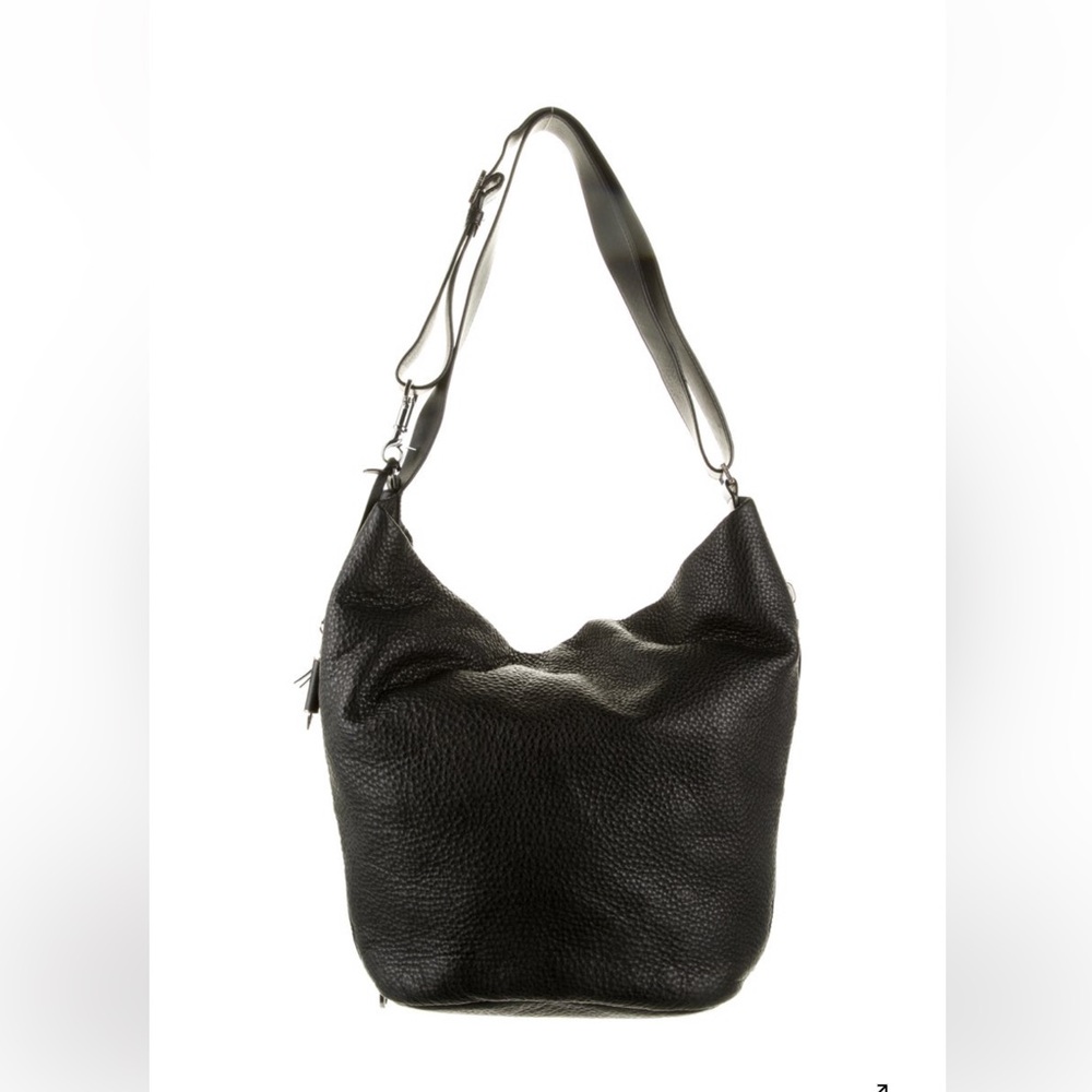 Mackage Black “Derry” Leather Hobo Bag